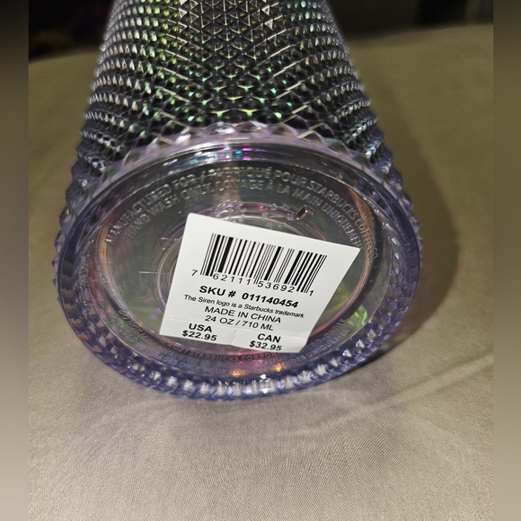 Starbucks 2023 Unicorn Studded Venti 24oz Tumbler with Straw BNWTS - Picture 2 of 3